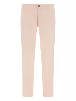 Джинсы из эластичного хлопка/тенселя Boggi Milano, розовый