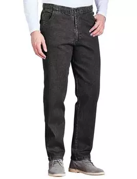 Джинсы из эластичной ткани с эластичной резинкой на талии Chums, черный