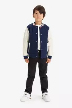 Джинсы из денима 502 стандартного кроя с зауженными брючинами Levi's, черный