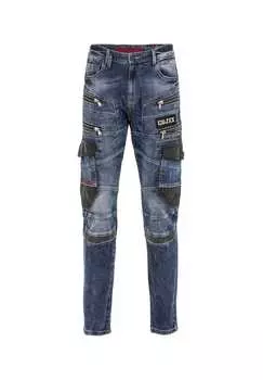 Джинсы из денима Cipo & Baxx, синий