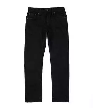 Джинсы из денима Levi's Big Boys 8-20 502 Regular зауженного кроя, черный