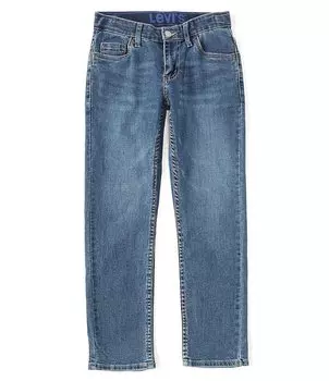 Джинсы из денима Levi's Big Boys 8-20 502 Regular зауженного кроя, синий