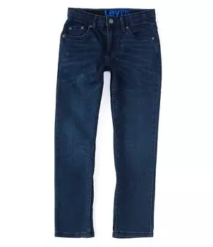 Джинсы из денима Levi's Big Boys 8-20 502 Regular зауженного кроя, синий