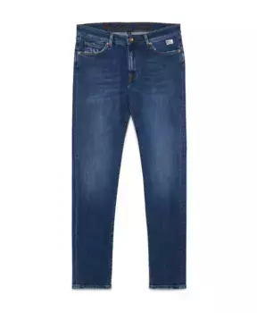 Джинсы из денима с клише Roy Roger'S, синий