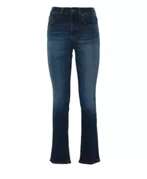 Джинсы из денима с петлями для ремня Haikure, синий