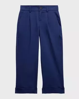 Джинсы из денима с вышивкой FF для мальчиков, размер 4–6 Fendi, цвет Navy