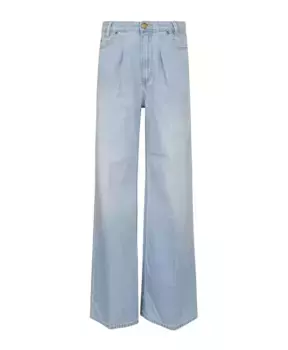 Джинсы из денима SS24 Pinko, синий