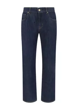 Джинсы из хлопка 7 For All Mankind, синий