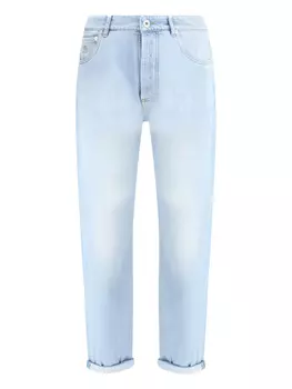 Джинсы из хлопка Brunello Cucinelli, синий