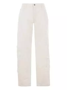 Джинсы из хлопка Ermanno Scervino, нейтральный