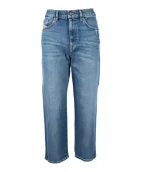 Джинсы из хлопка и эластана Diesel, синий