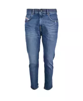 Джинсы из хлопка и эластана Diesel, синий