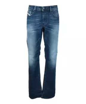 Джинсы из хлопка и эластана Diesel, синий