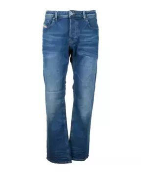 Джинсы из хлопка и эластана Diesel, синий