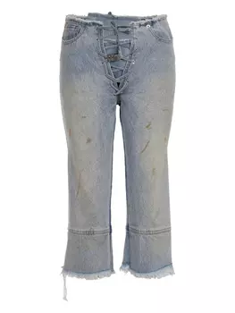 Джинсы из хлопка Natasha Zinko, синий