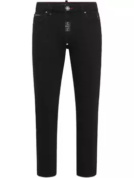 Джинсы из хлопка Philipp Plein, черный