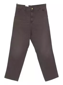 Джинсы из хлопка с двумя карманами CARHARTT WIP, коричневый