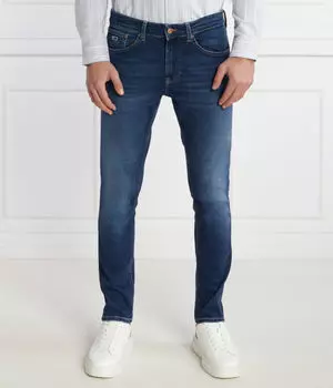 Джинсы из хлопка Slim fit Tommy Jeans, синий