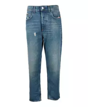 Джинсы из хлопкового денима Amish, синий