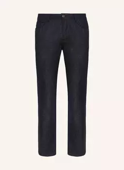 Джинсы из хлопкового денима Boggi Milano, синий