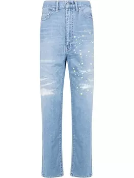 Джинсы из коллаборации с Kid Cudi A BATHING APE, синий