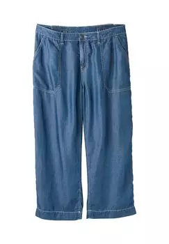 Джинсы из лиоцелла TENCEL с контрастной строчкой sheego, цвет Blue Denim