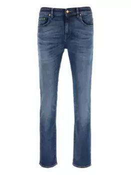 Джинсы из смесового хлопкового денима PT Torino, синий