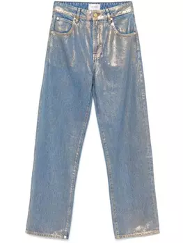 Джинсы из ткани ламе FRAME, синий