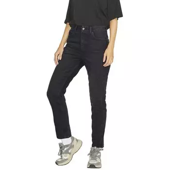 Джинсы Jack & Jones Berlin Slim JJXX high waist, черный