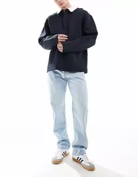 Джинсы Jack & Jones Chris прямого кроя, светло-голубого цвета