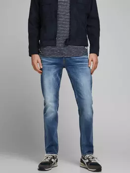 Джинсы Jack & Jones Comfort Fit MIKE ORIGINAL JOS Mid Waist Reg Basic, синий