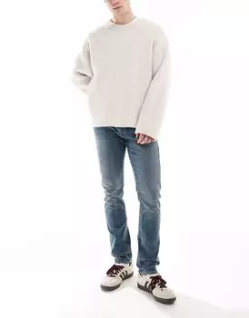 Джинсы Jack & Jones Glenn Slim Fit в винтажном синем цвете