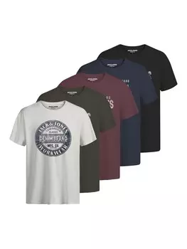 Джинсы JACK & JONES JJJeans, морской синий/темно-зеленый/баклажановый/черный/белый
