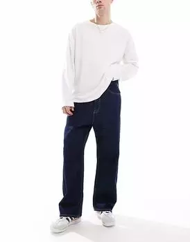 Джинсы Jack & Jones Ron Skate Fit темно-синего цвета