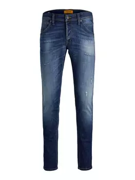 Джинсы JACK & JONES Slim fit Jeans JJIGLENN JJFOX, темно-синий