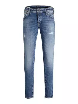 Джинсы JACK & JONES Slim fit Jeans JJIGlenn JJFox, синий деним