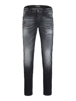 Джинсы JACK & JONES Slim fit Jeans JJIGlenn JJFox, черный деним
