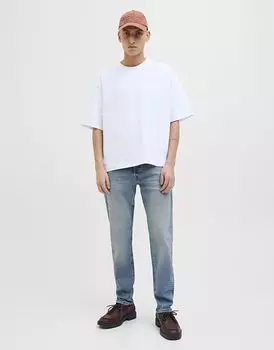 Джинсы Jack & Jones Tapered fit из синего денима