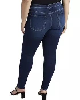 Джинсы Jag Jeans Forever Stretch Fit High-Rise Skinny Jeans, цвет Cadet Blue