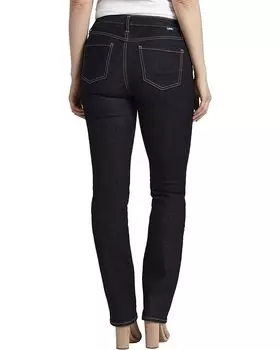 Джинсы Jag Jeans Petite Ruby Mid-Rise Straight Leg Jeans, цвет Space Blue