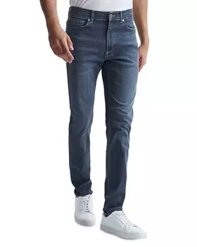 Джинсы James Slim Fit цвета «Потертое индиго» REISS, цвет Blue