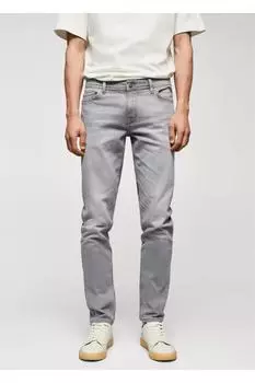 Джинсы Jan Slim fit Mango, темно-синий