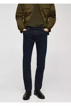 Джинсы Jan Slim Fit Mango, темно-синий