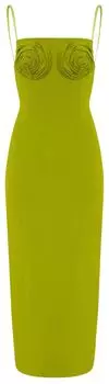Джинсы Jean Paul Gaultier Conical Bra Cup Dress 'Acid Green', зеленый