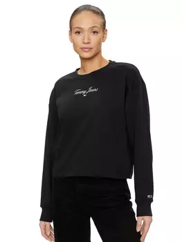 Джинсы jeans felpa essential Tommy, черный