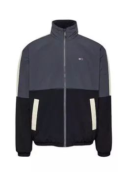 Джинсы jeans giacca reversibile in sherpa Tommy, серый