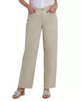 Джинсы Jemma Barrel в цвете Feather NYDJ, слоновая кость/кремовый