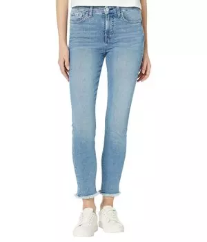 Джинсы JEN7, Crop Skinny Cuff Fray Hem in Abba Fray