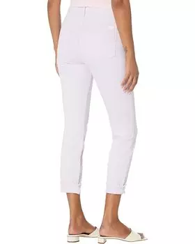 Джинсы JEN7 Cropped Skinny Cuff Fray Hem in Violet, цвет Violet