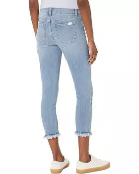Джинсы JEN7 Cropped Skinny w/ Thick Fray in Victoria Broken Twill, цвет Victoria Broken Twill